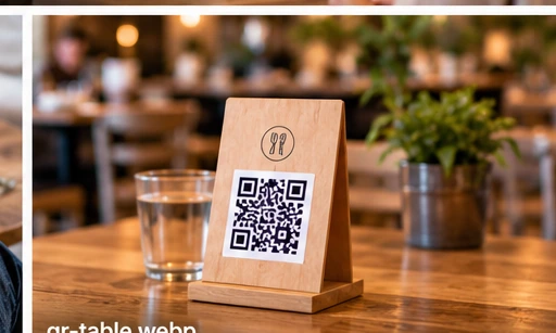 Commande depuis une table avec un QR code